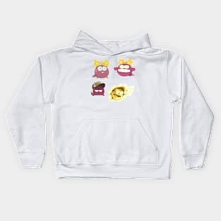 Poly sticker pack Kids Hoodie